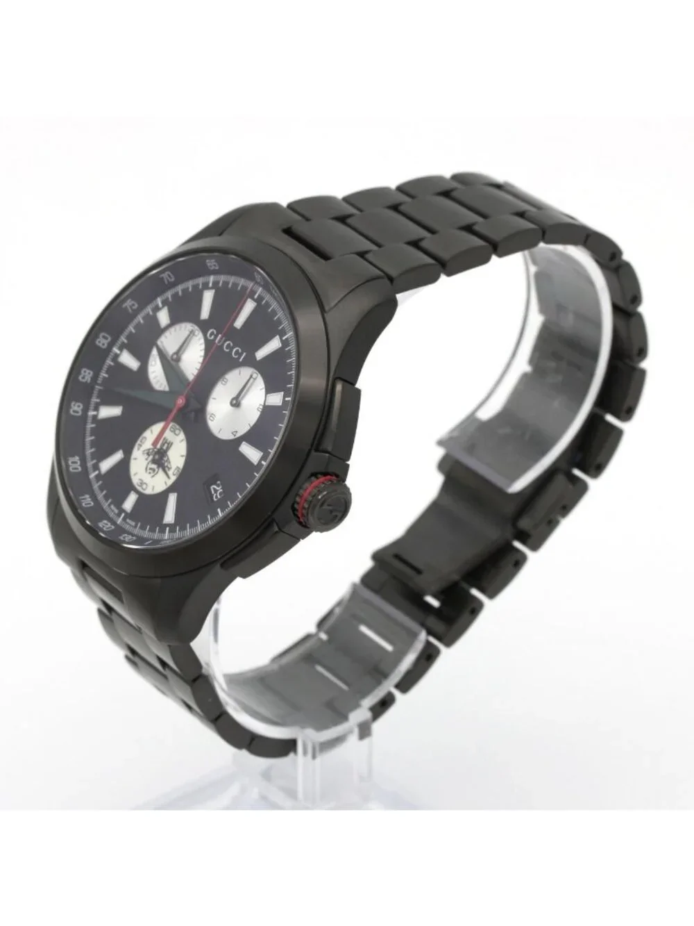 Gucci Timeless Chrono Pvd 126.2 SS Quartz Watch